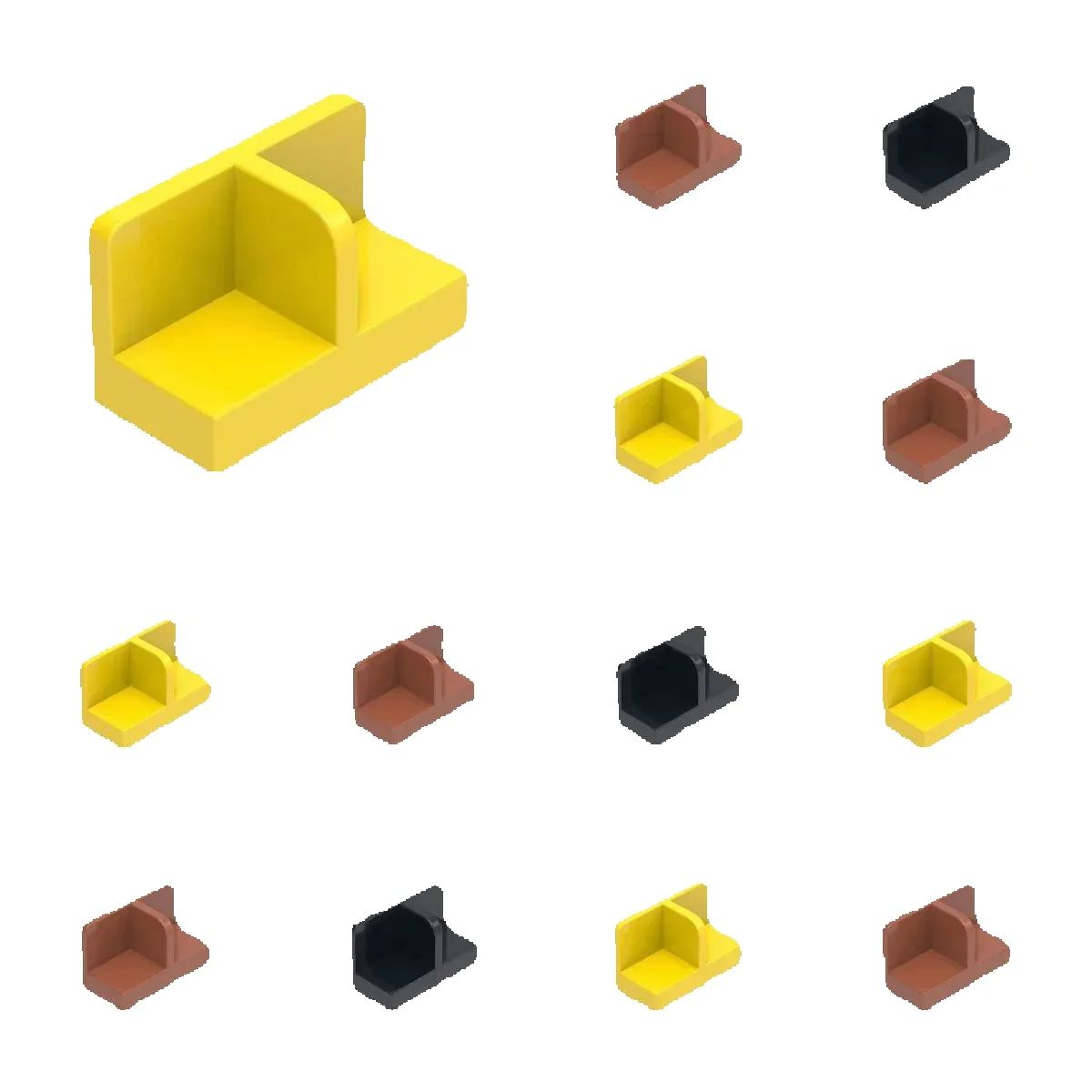 Lego Minifigure Holder - 50pcs 93095 18971 Panel 1 x