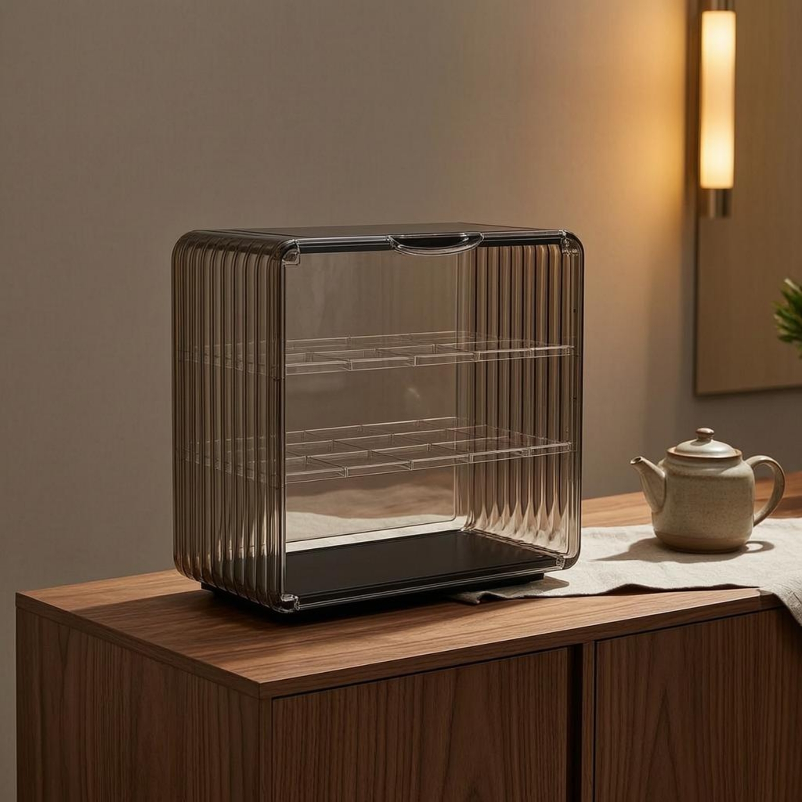 Acrylic Cup Storage Rack Trans - đánh giá và giá Display Case Acrylic