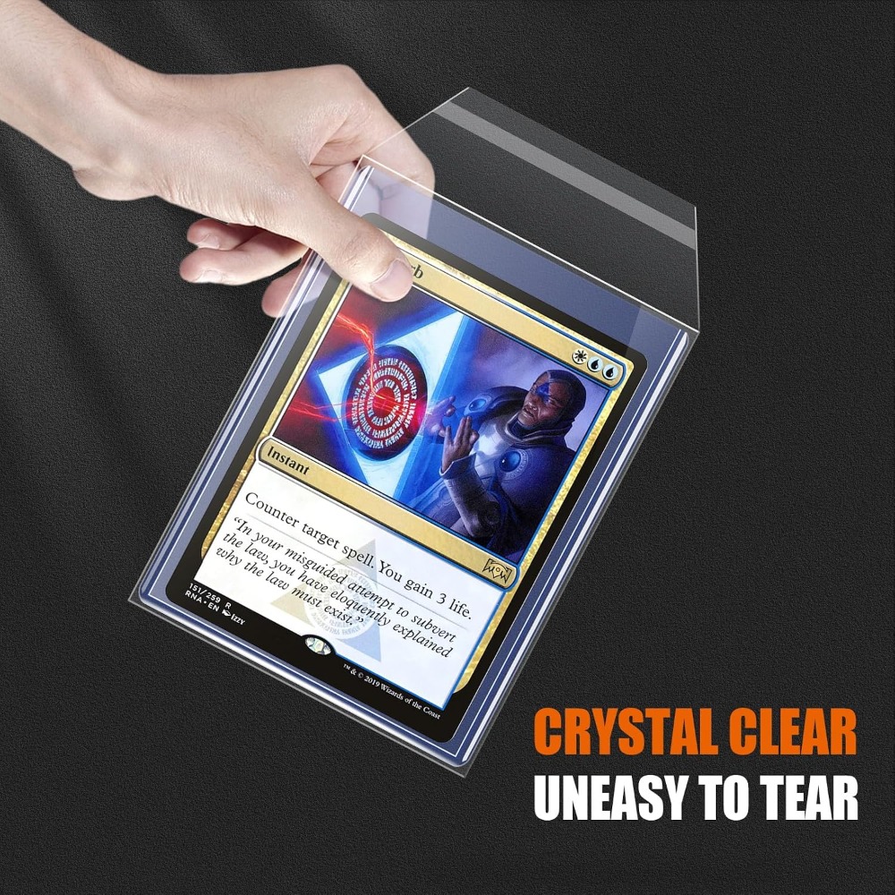 100 Pack Top Loader Sleeves, U - đánh giá và giá Card Top Loader