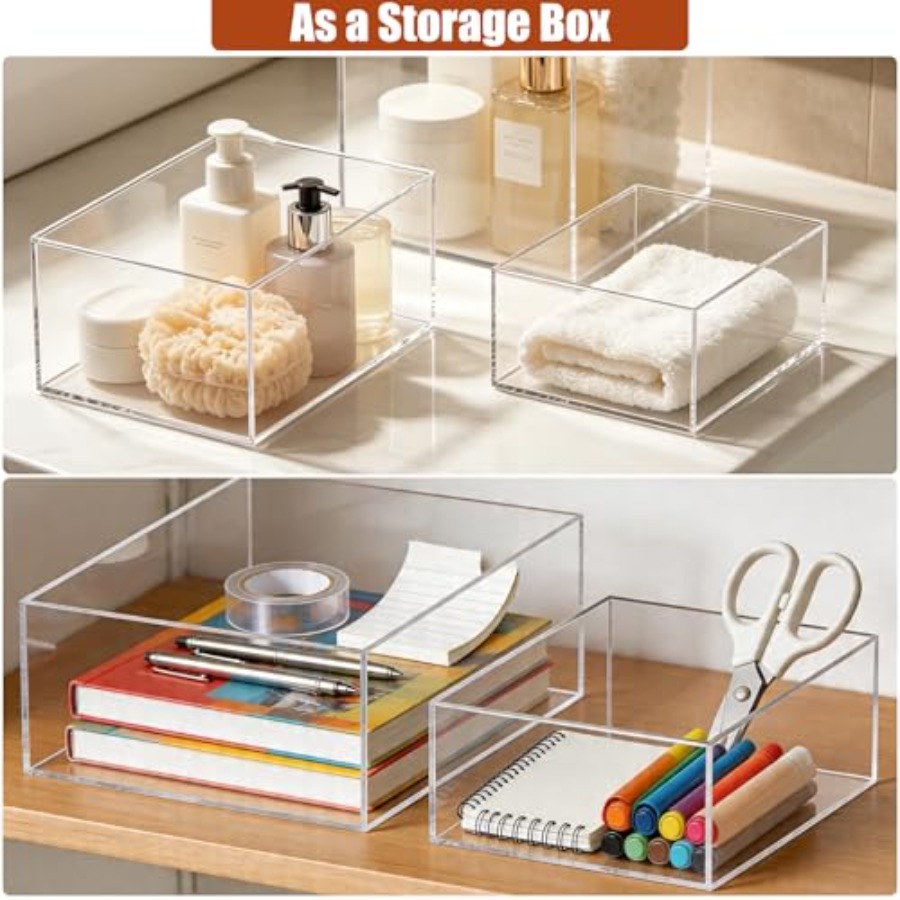 6Pcs Clear Acrylic Risers Disp - đánh giá và giá Display Risers Set