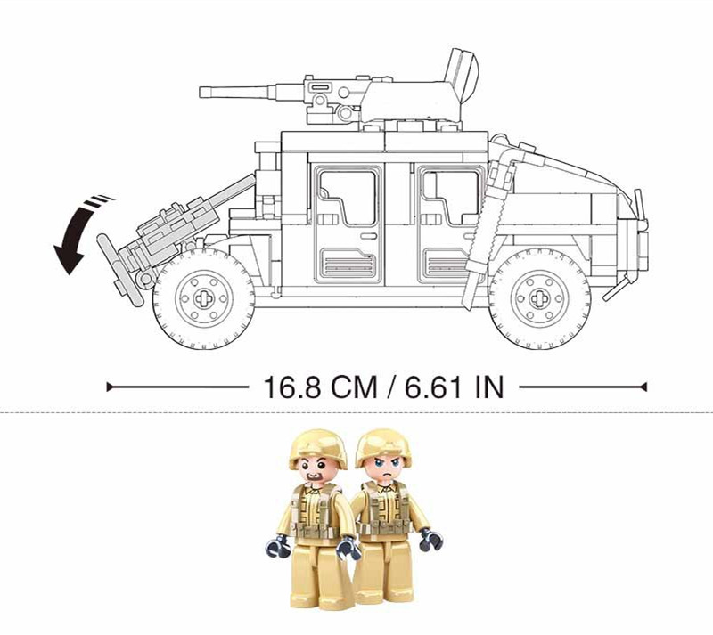 265PCS WW2 Military SWAT H1 As - đánh giá và giá Lego Minifigure Holder