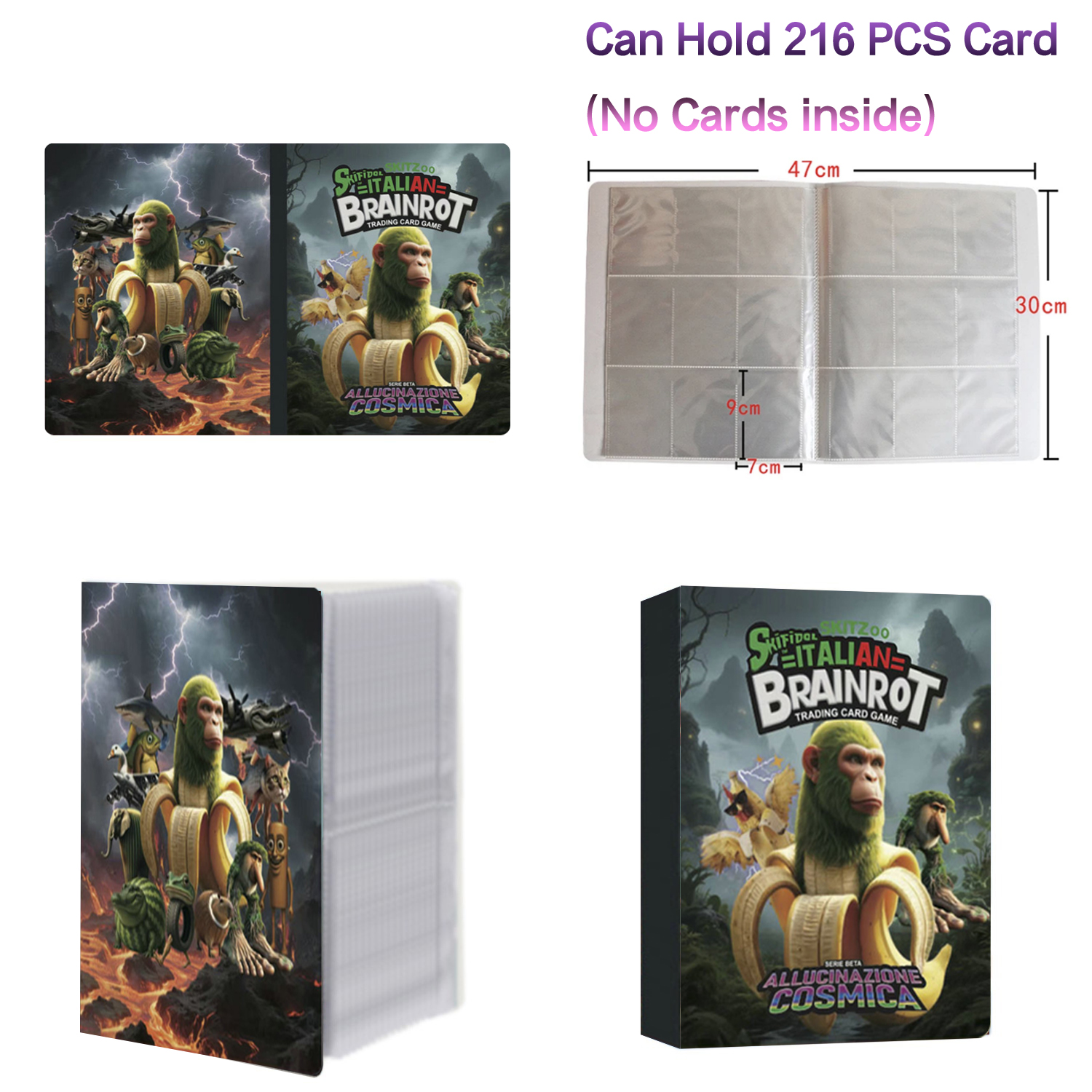 New 216 Pcs Booklet Italian Br - đánh giá và giá Trading Card Binder