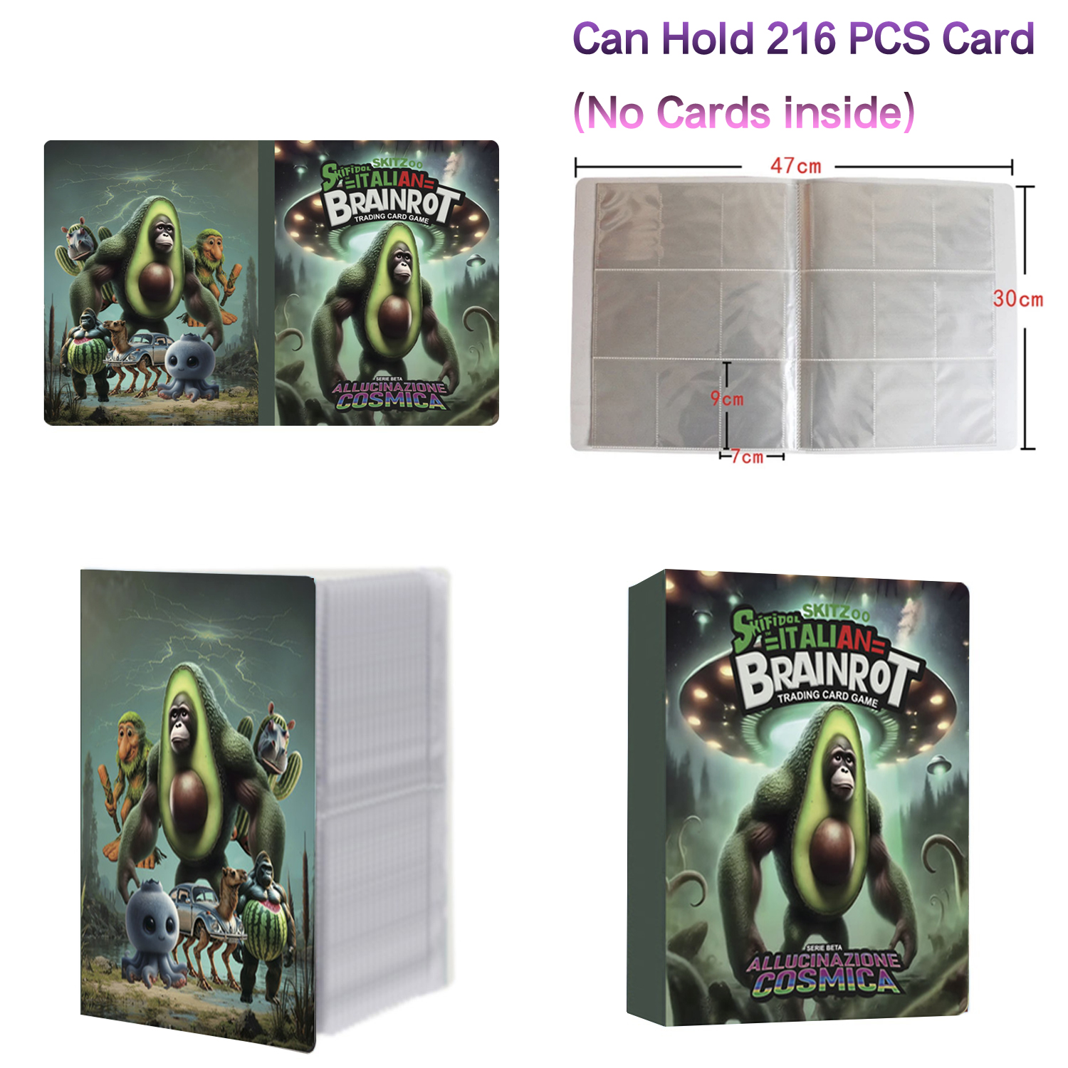 New 216 Pcs Booklet Italian Br - đánh giá và giá Trading Card Binder