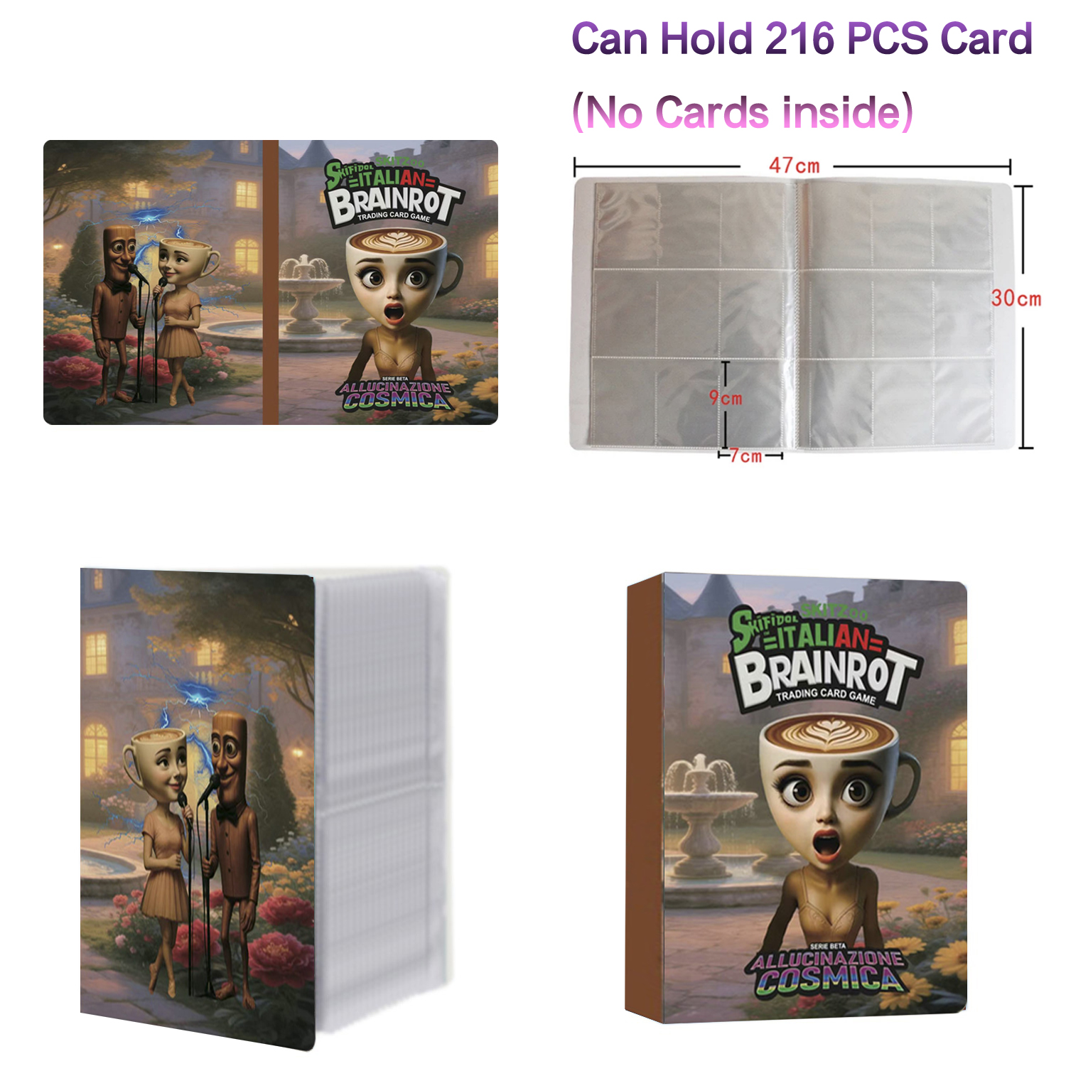 New 216 Pcs Booklet Italian Br - đánh giá và giá Trading Card Binder
