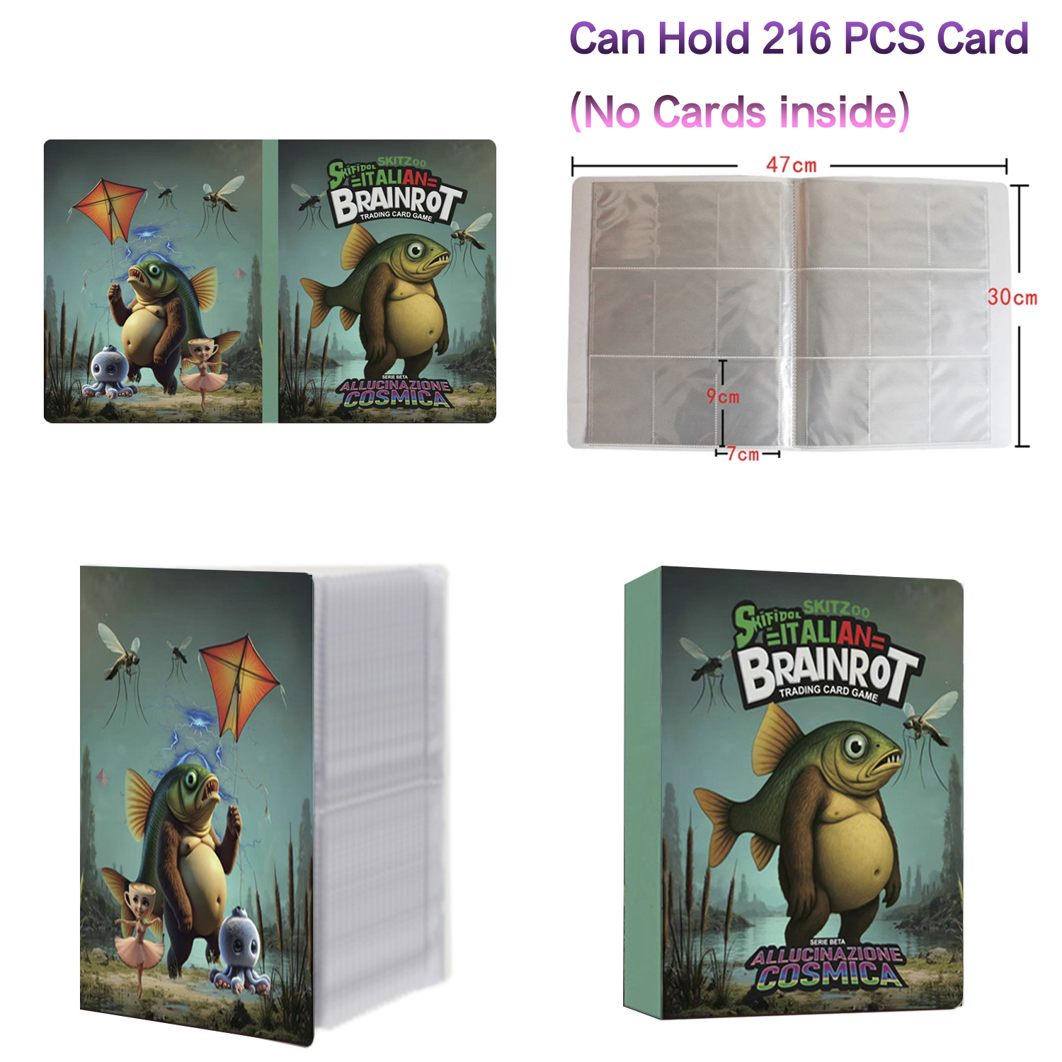 New 216 Pcs Booklet Italian Br - đánh giá và giá Trading Card Binder