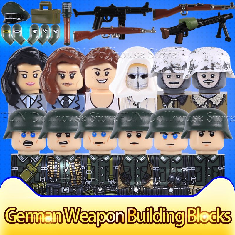 Winter Snow German Sniper Sold - đánh giá và giá Lego Minifigure Holder