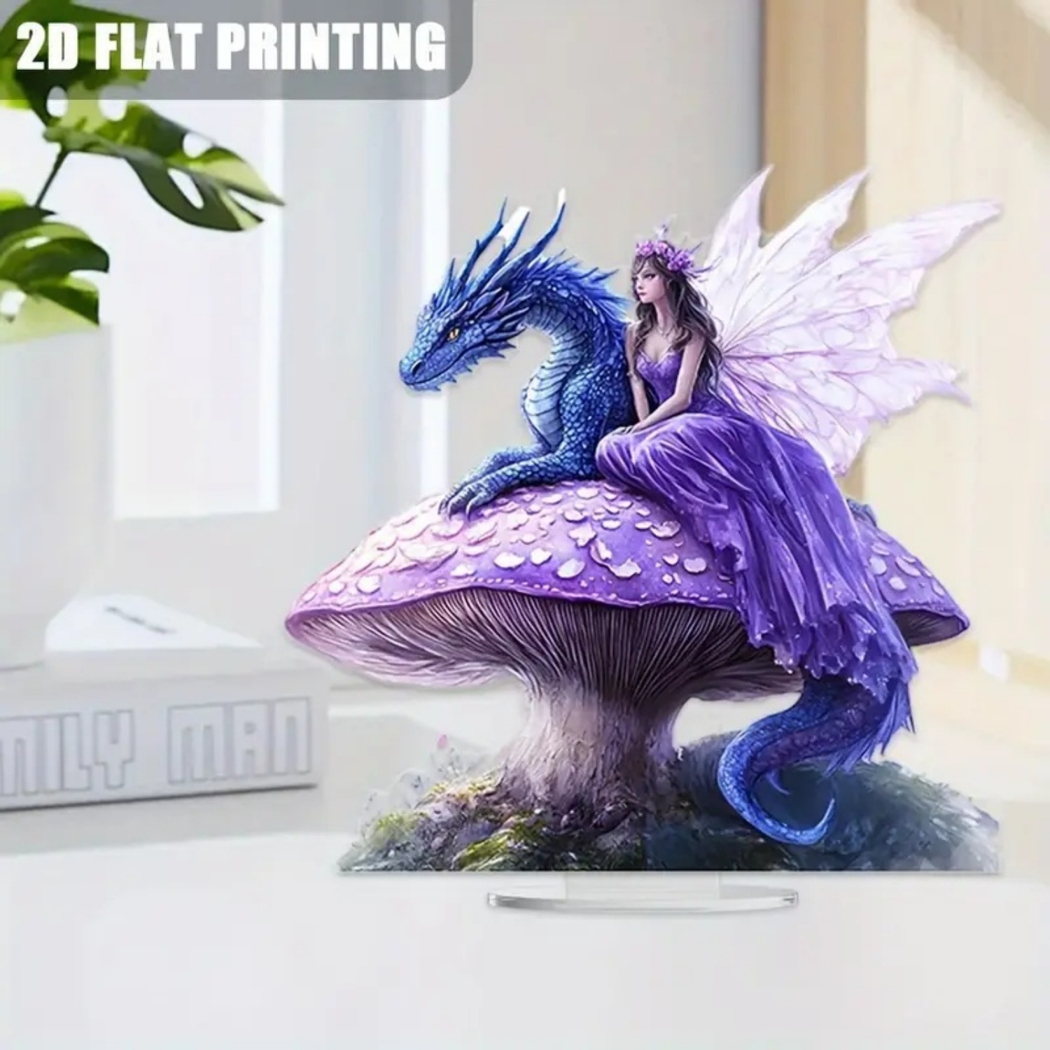 Fairy Statue,2D Flat Acrylic P - đánh giá và giá Display Case Acrylic