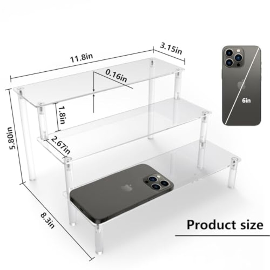 Acrylic Riser, Clear Display R - đánh giá và giá Pop Display Shelf