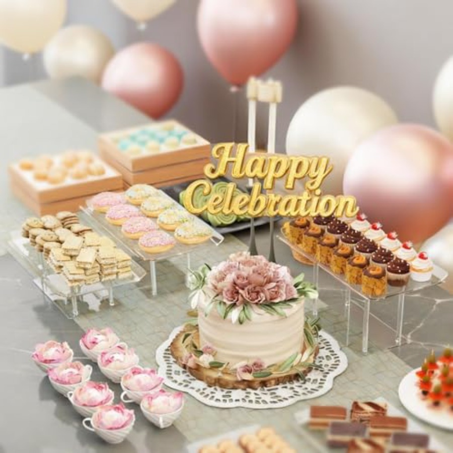 3 Pack Dessert Table Display S - đánh giá và giá Display Risers Set