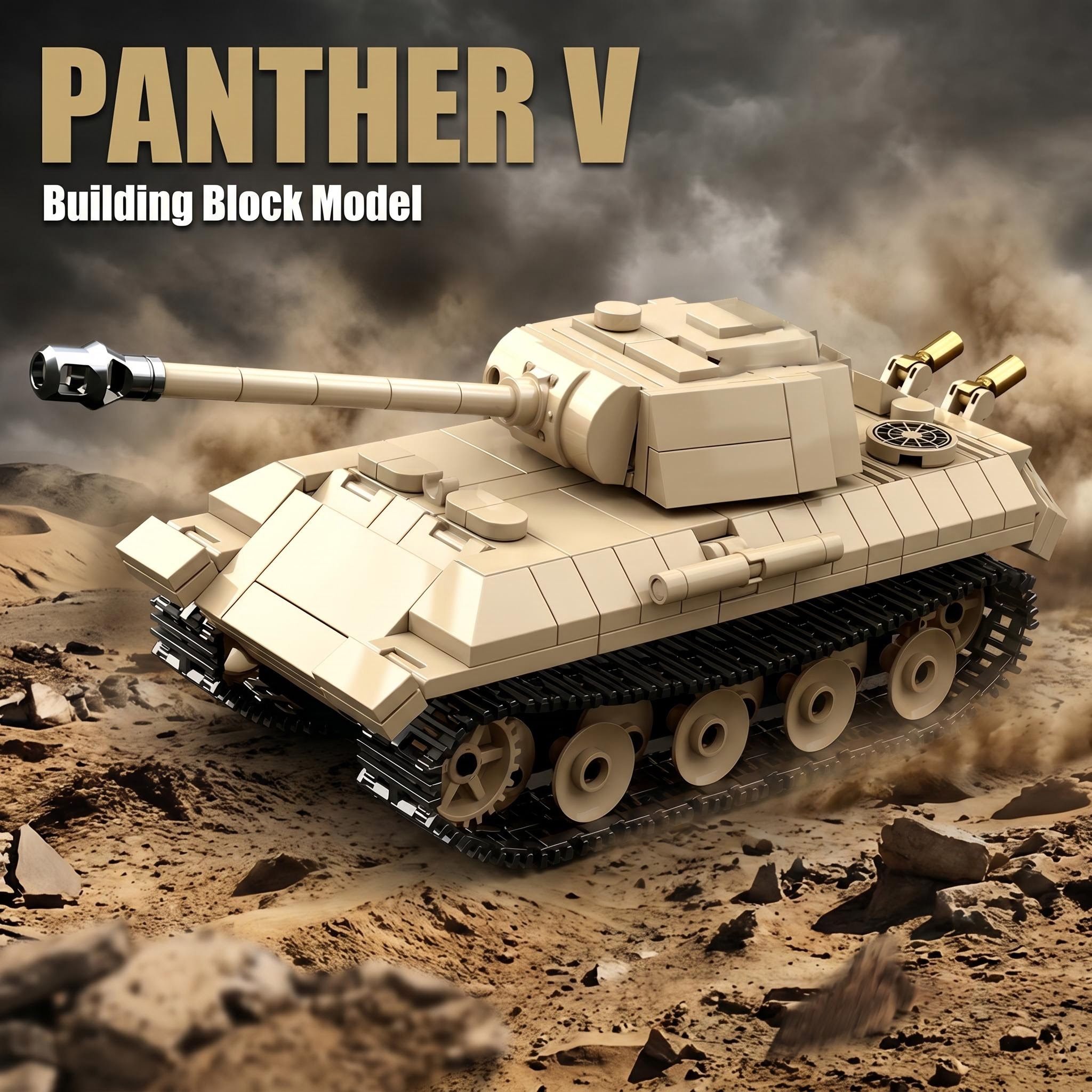 MOC Panther V Tank Tiger I KV- - đánh giá và giá Lego Minifigure Holder