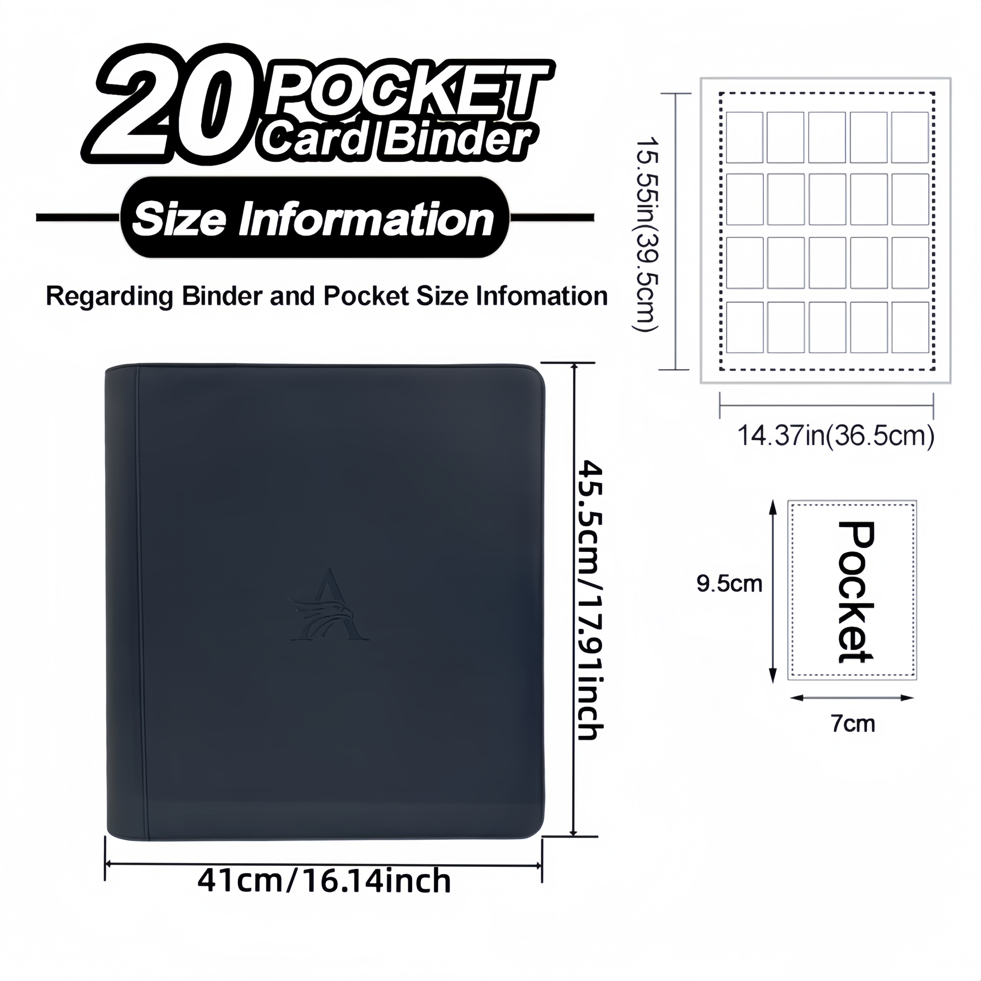 Premium 20 Pocket Card Binder  - đánh giá và giá Pokemon Binder Card