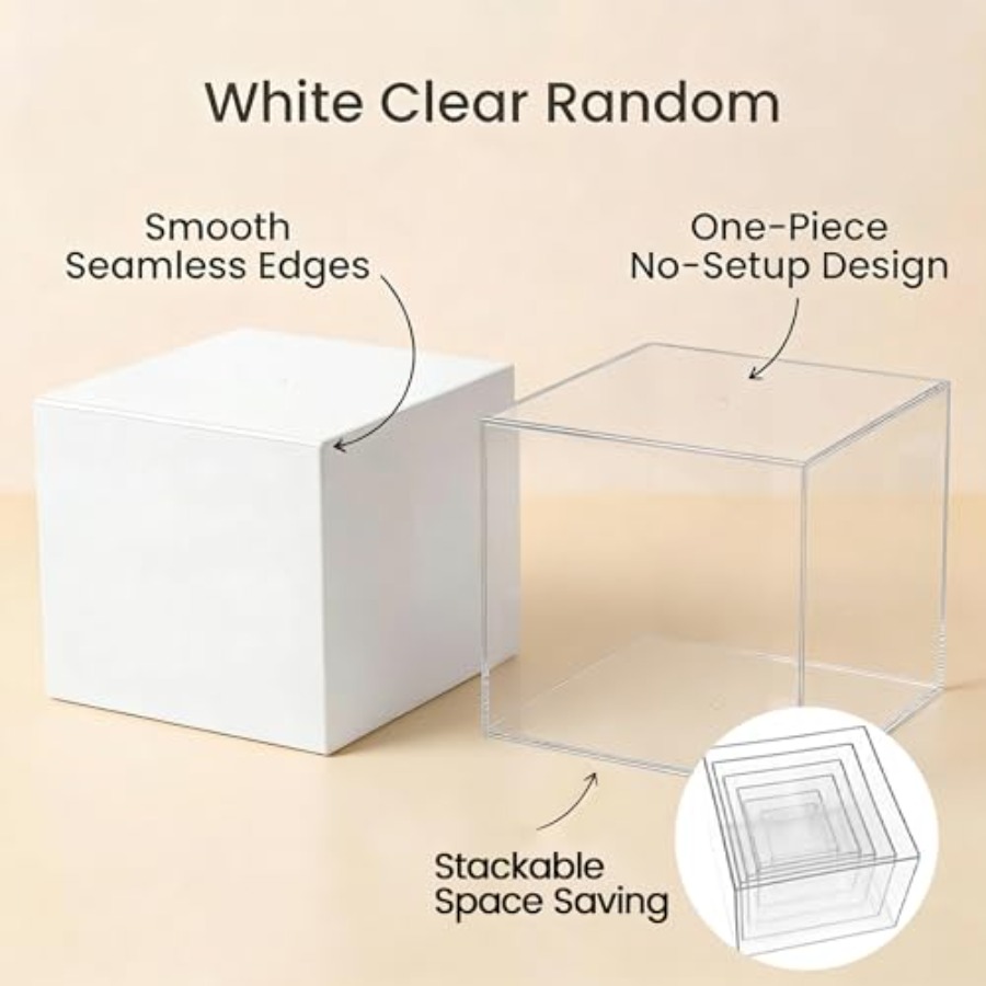 6PCS Clear and Buffet Risers w - đánh giá và giá Display Risers Set