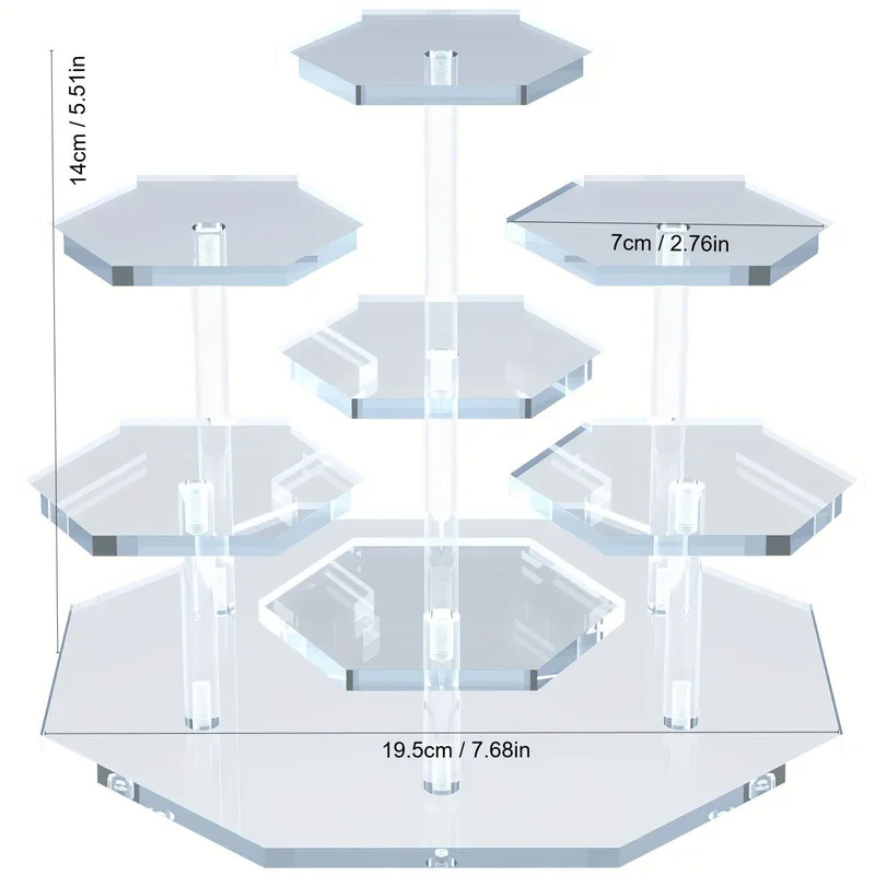 Acrylic Display Stand for Figu - đánh giá và giá Display Risers Set