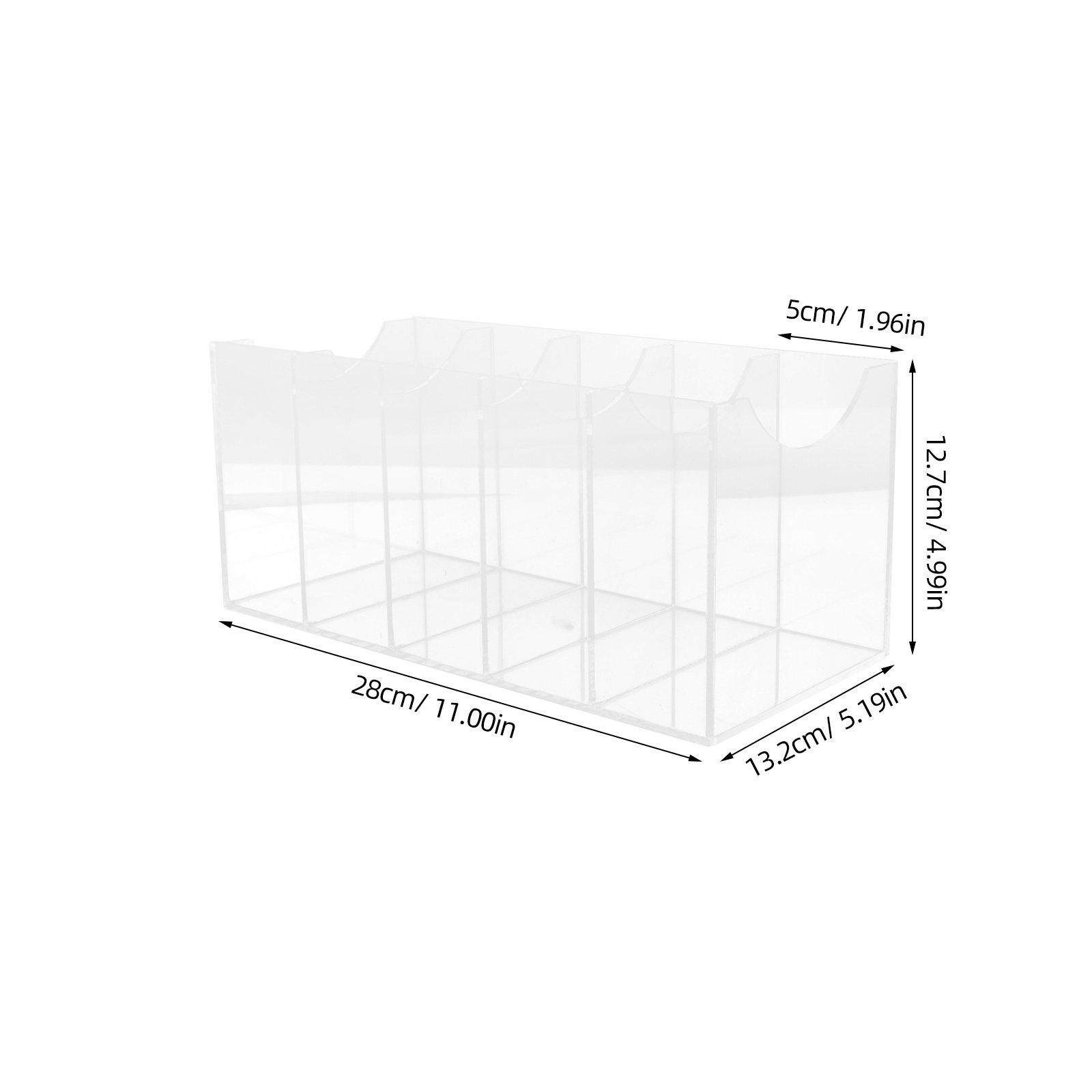 5-Compartment Acrylic Belt Org - đánh giá và giá Display Case Acrylic
