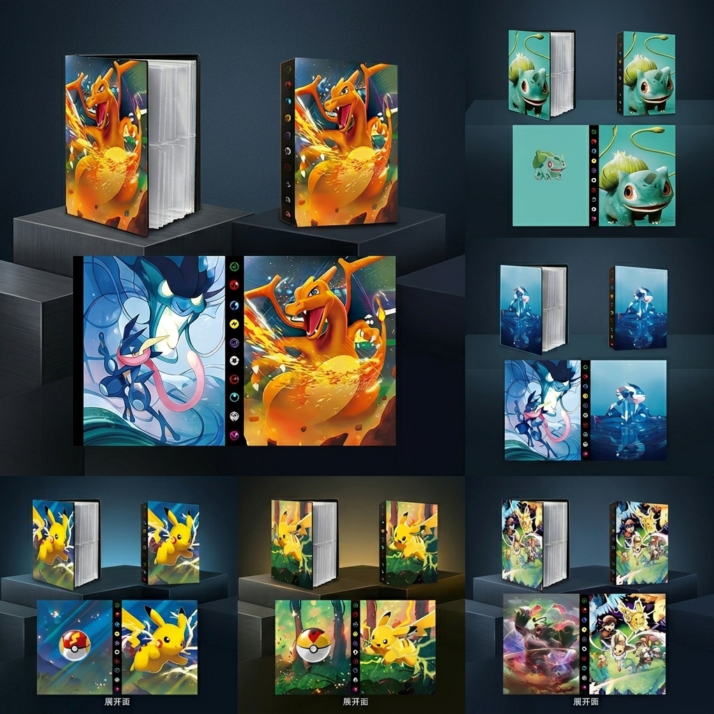 Bandai Pokemon 4 Grid Card Alb - đánh giá và giá Pokemon Binder Card