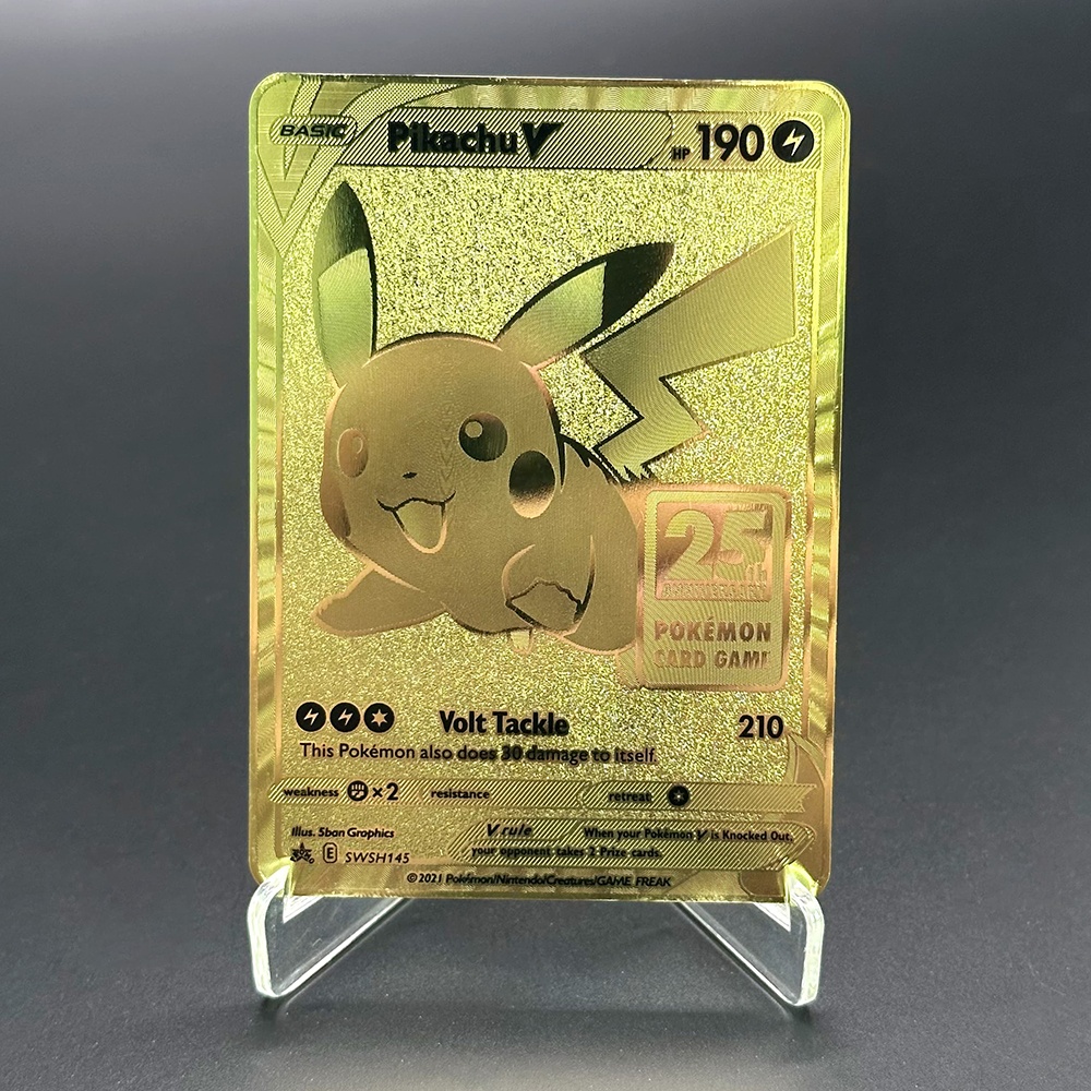 Metal Material PTCG CARD Engli - đánh giá và giá Pokemon Binder Card