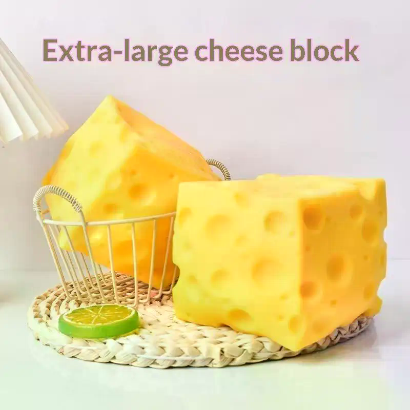 Dark Yellow Cheese Cube Stress - đánh giá và giá Fidget Cube Original