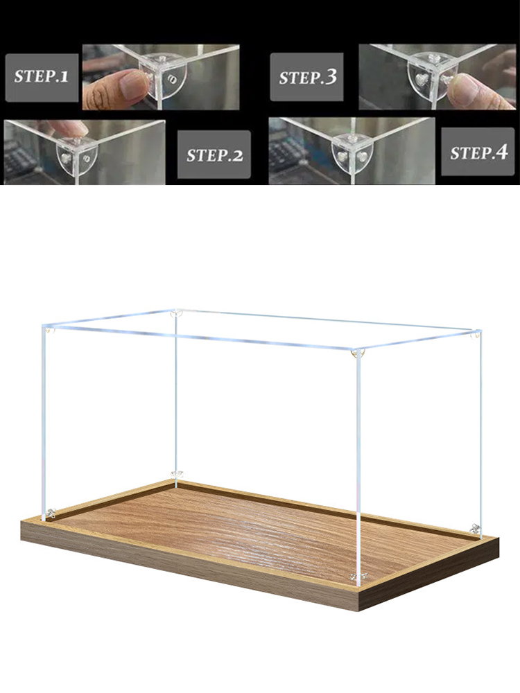 Transparent Acrylic Display Ca - đánh giá và giá Display Case Acrylic