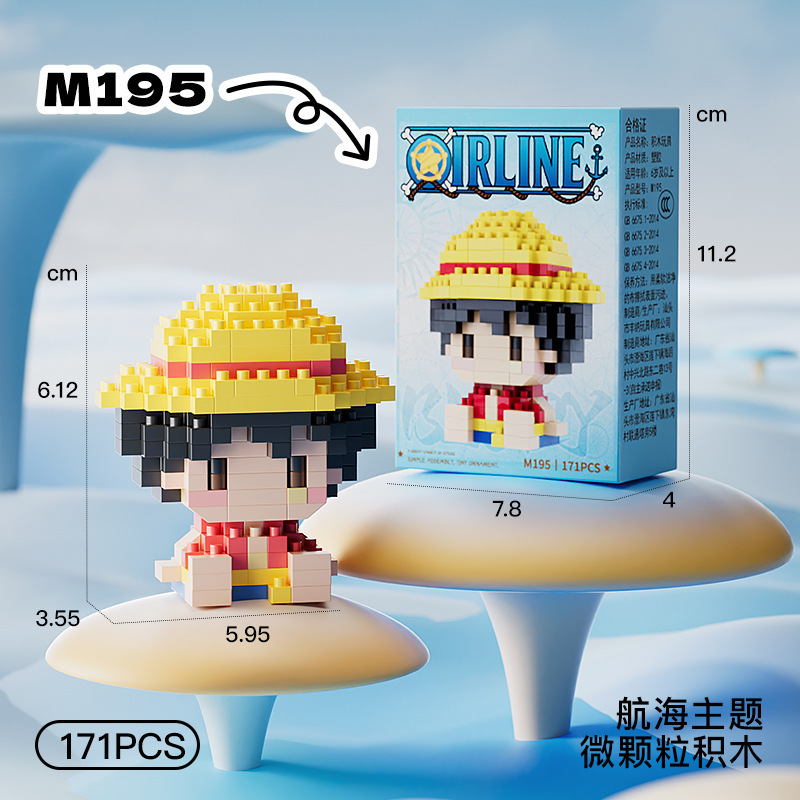 New ONE PIECE Sun God Nika Luf - đánh giá và giá Building Block Mini