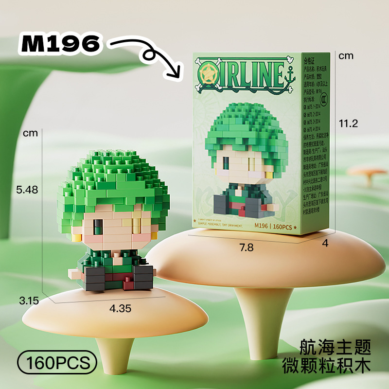 New ONE PIECE Sun God Nika Luf - đánh giá và giá Building Block Mini